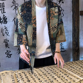 春夏新款 百搭潮 防晒衣帅气宽松休闲男装 民族风文艺时尚 中国风开衫