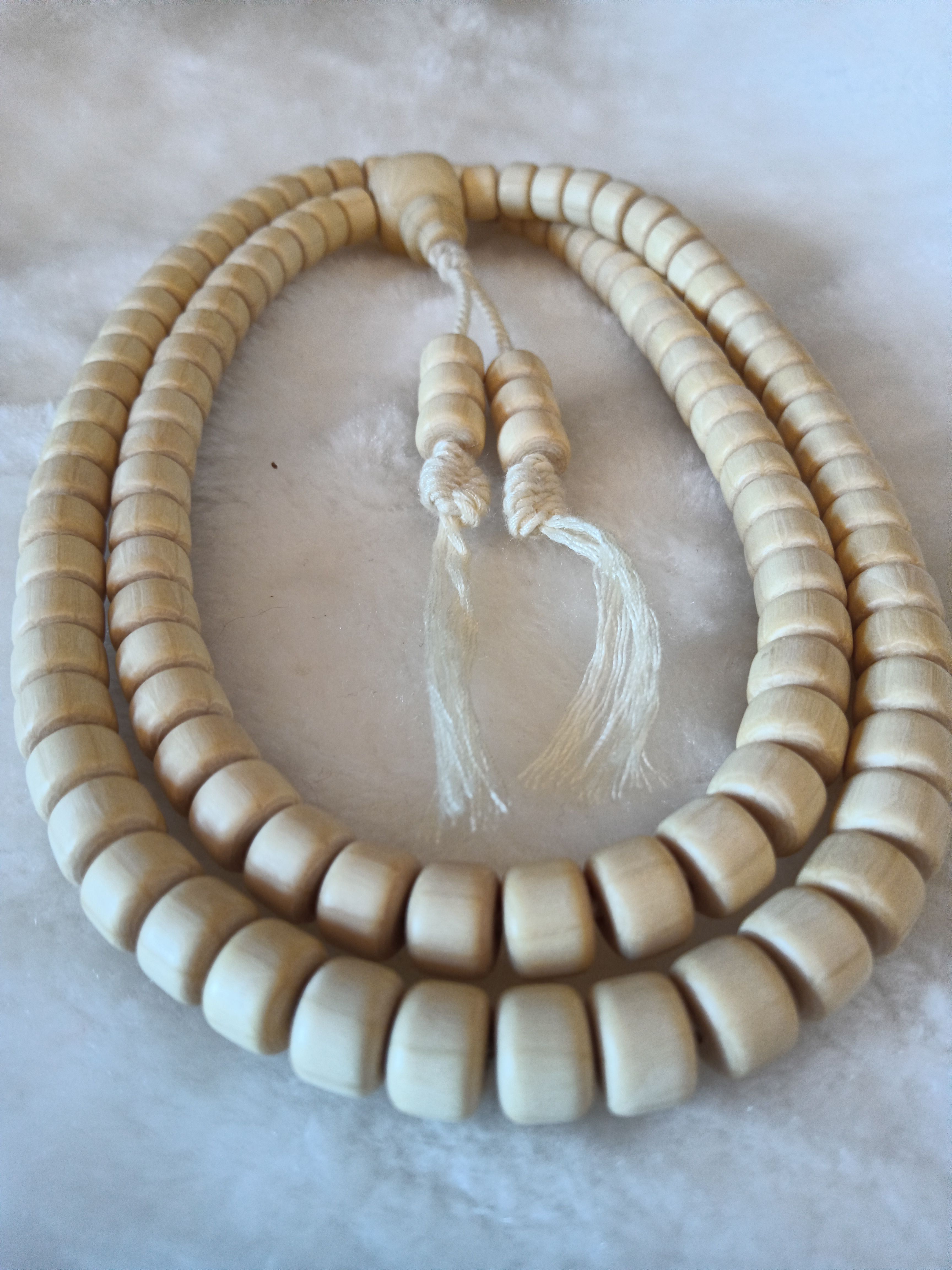 五台六道木祥龙木108颗原木色手工精品木质佛珠念珠手串饰品