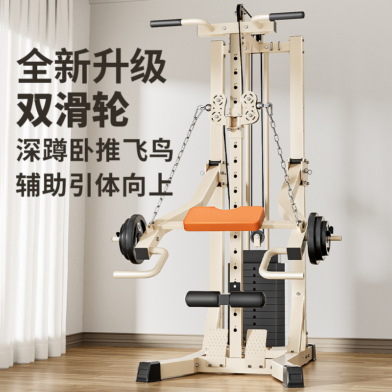 单边飞鸟龙门架家用小型力量健身