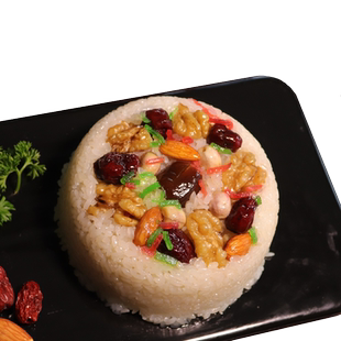 绿柳居中华老字号清真食品八宝饭血糯米饭豆沙蜂蜜红枣团圆年夜饭