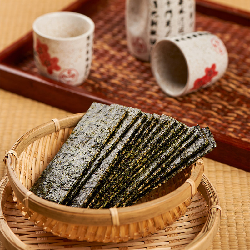海达屋海苔夹心脆袋装芝麻夹心海苔脆片即食芝麻夹心脆切片250g