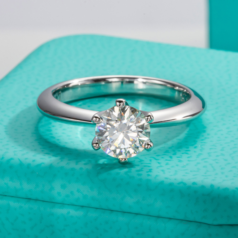 Zhudafu[Synthetic Moissanite] s925 Sterling Silver 0.5CT/1.0CT/2.0CT Moissanite ringin the Jewelry/Diamond/Jade/Gold , Artificial gems/Processing gems, 合成碳硅石手饰 category - from Buy2taobao.com to provide professional Taobao agent buy service