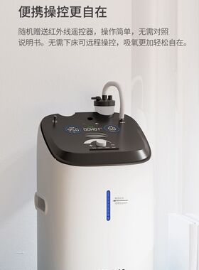 Portable O2 concentrator1-7L flow,low purity alarm nebulizer