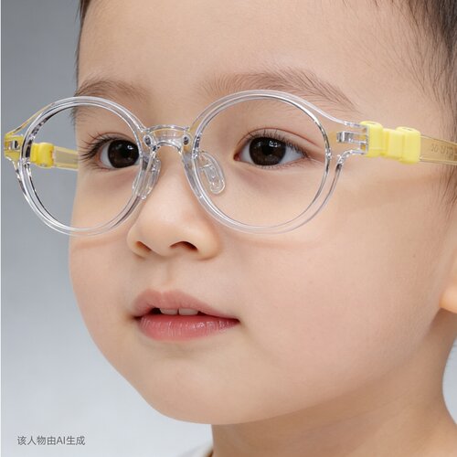 婴幼儿透明硅胶眼镜架近视远视