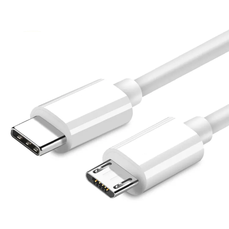 手机typec转microusb充电数据线