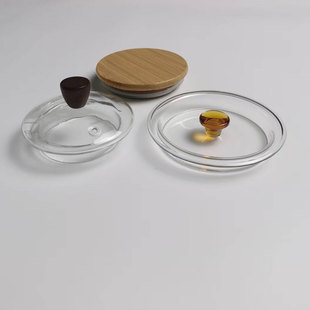 玻璃壶盖子配盖 耐高温蒸煮茶壶 泡茶壶烧水壶配件养生壶盖耐高温