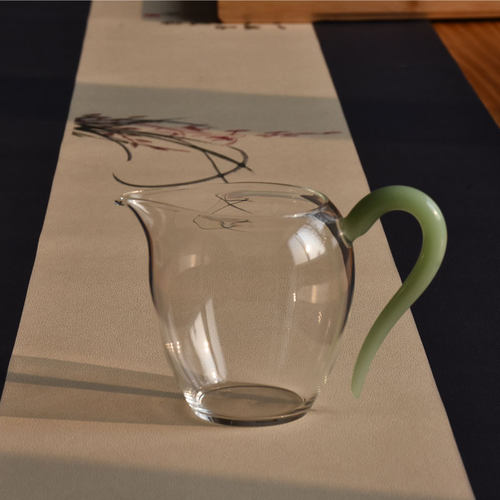 耐热玻璃公道杯水晶彩把茶海