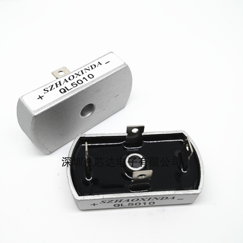 单向整流器 椭圆形桥堆 QL5010 QL50-10 QL50A1000V 全新原装 4脚
