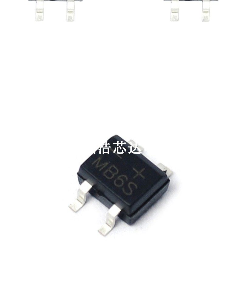 DB107S/207S MB6S整流桥单相迷你MB8S/MB10F/0.5A1000V桥堆 SOP4