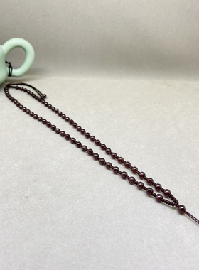 BOYI【醉美】天然石榴石手工项链绳吊坠玉坠挂绳挂脖和田玉挂坠绳