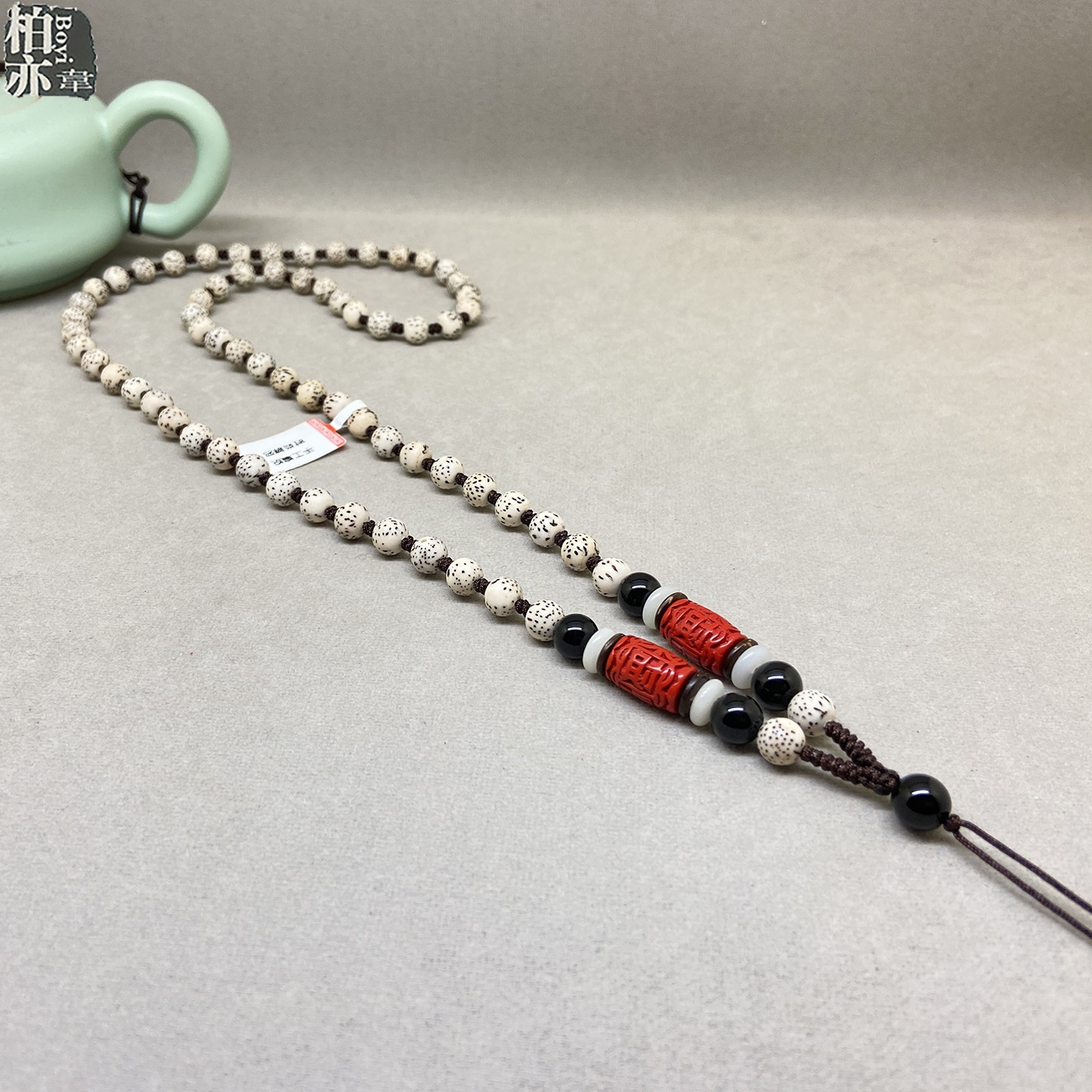 星月菩提子高档吊坠挂绳玉坠手编项链绳吊坠绳子挂坠绳挂件绳男款