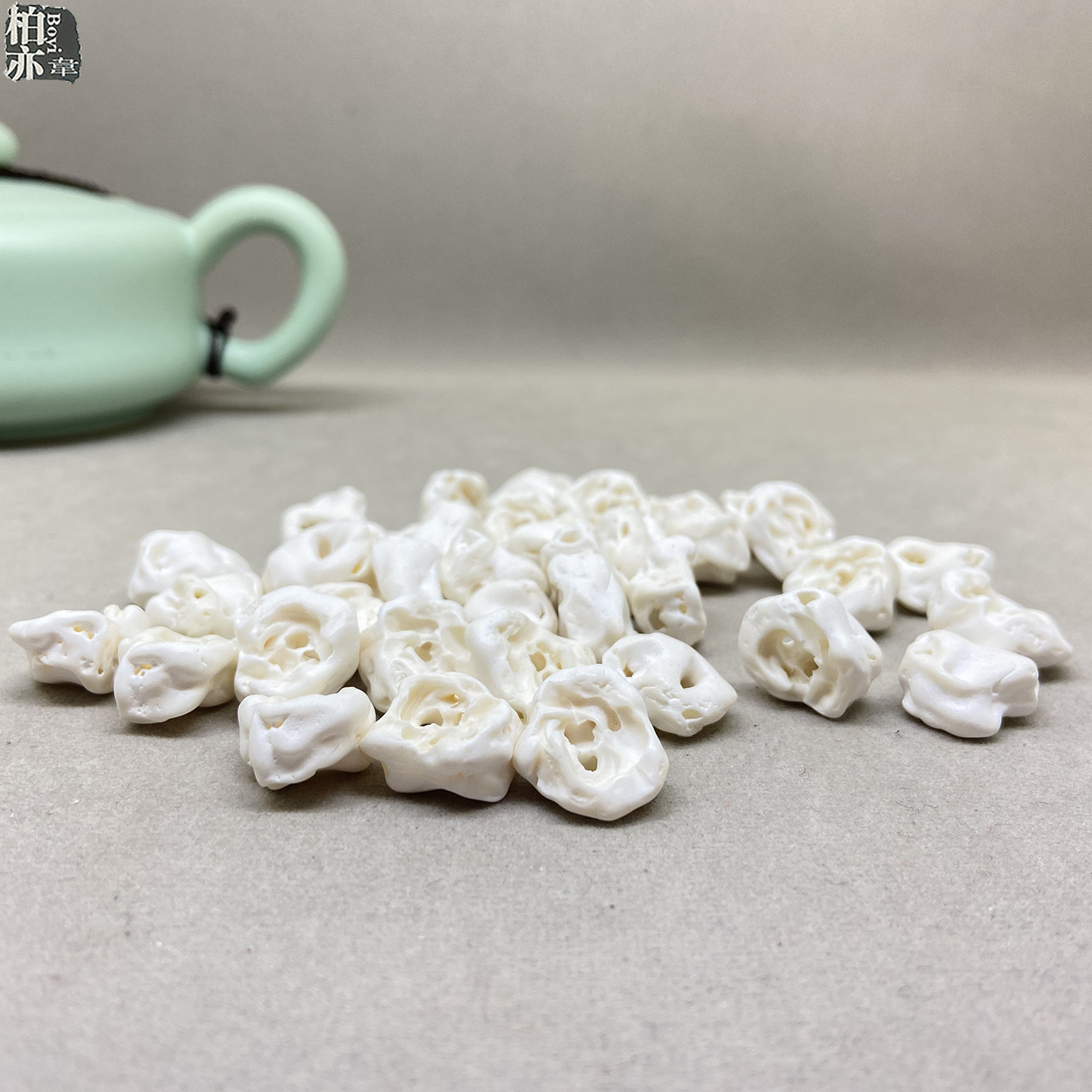 保真天然猪惊骨散件手工diy婴儿宝宝手链材料猪精骨平安饰品配件
