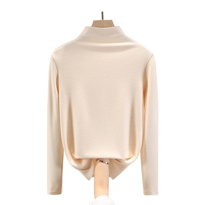 德绒套头高领内搭保暖打底衫保暖