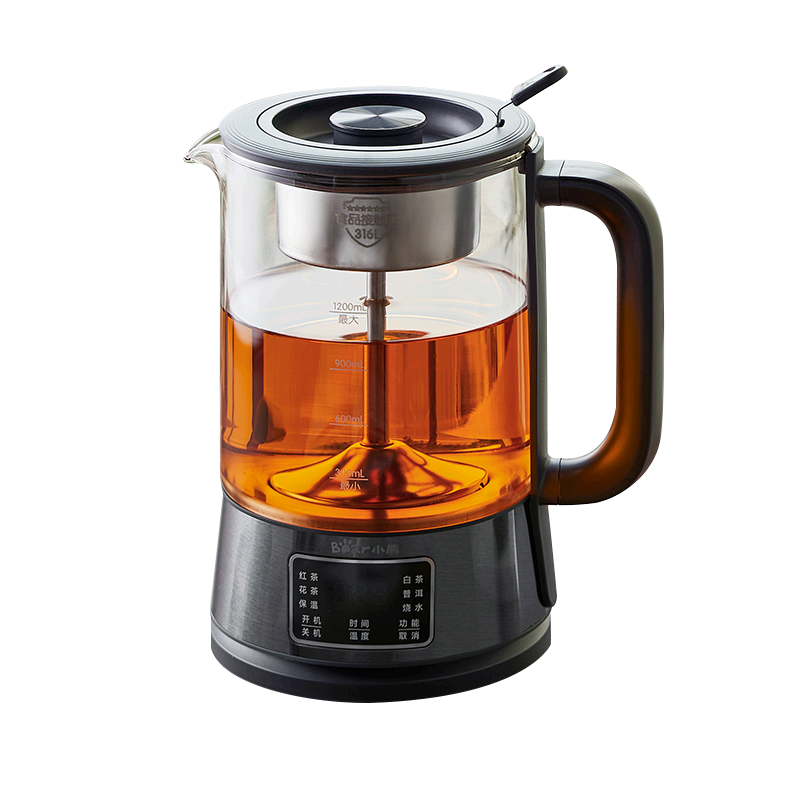 小熊蒸汽噴淋式煮茶泡茶316L材質(zhì)
