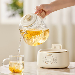 【好物体验专享】小熊全玻璃养生壶恒温养生热水壶煮茶壶纯玻璃
