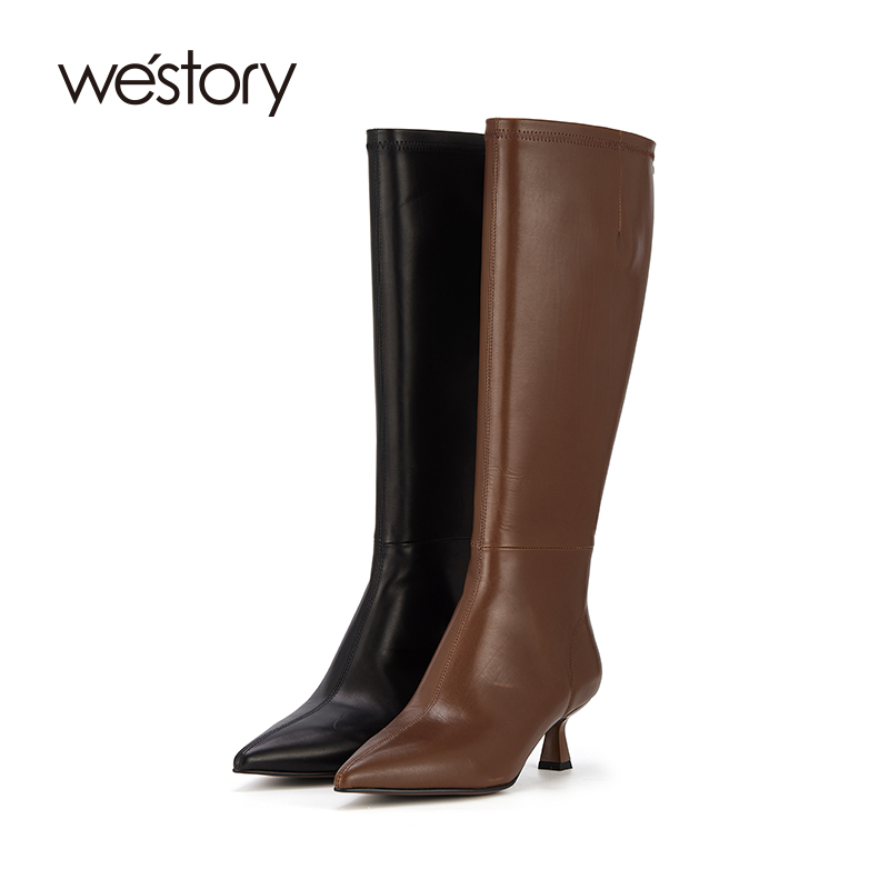 westory骑士靴舒适好搭秀气