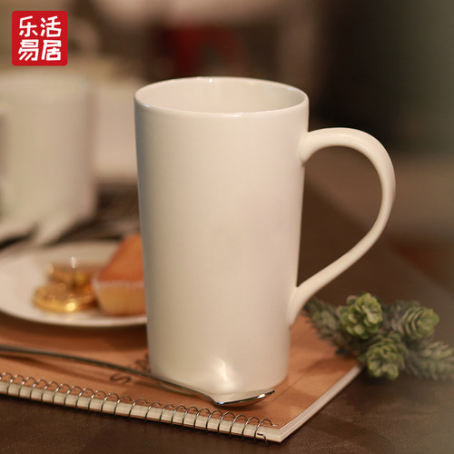 大容量经典简约哑光陶瓷马克杯