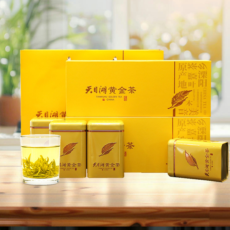 绿茶2026新茶天目湖黄金芽礼盒装送礼茶叶 溧阳特产嫩芽炒青春茶