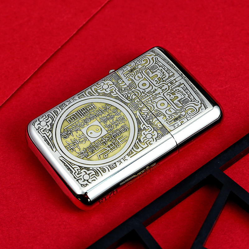 ZORRO三代790山鬼花钱煤油打火机双色限量防风个性火机礼物送男友