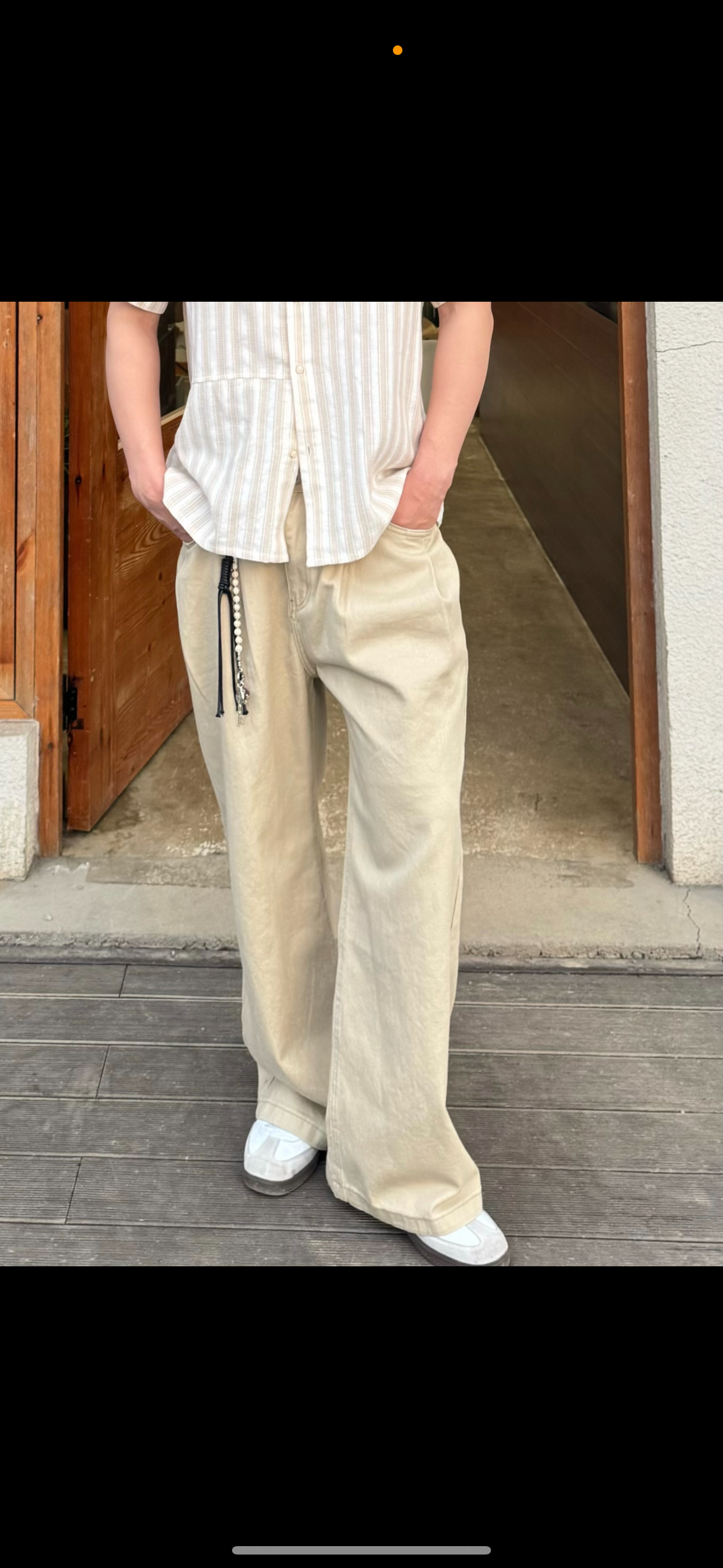 Free Verse2025百搭通勤直筒牛仔裤男宽松休闲百搭长裤