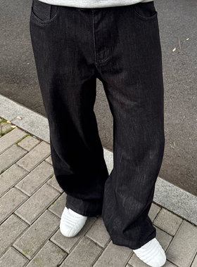 Free Verse美式牛仔裤夏季复古男宽松休闲百搭长裤