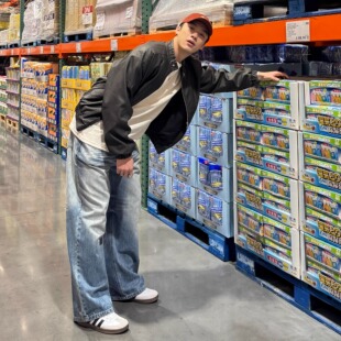 男直筒裤 Free Verse百搭通勤日常水洗猫须牛仔裤