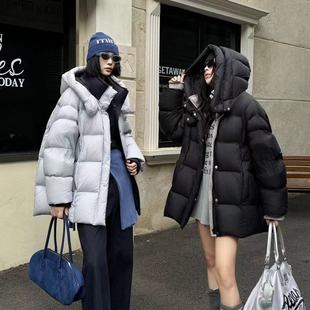 短款 2025新款 新款 泡芙羽绒服女士冬季 连帽加厚616 大版