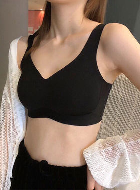 无痕文胸背心收副乳少女日系内衣