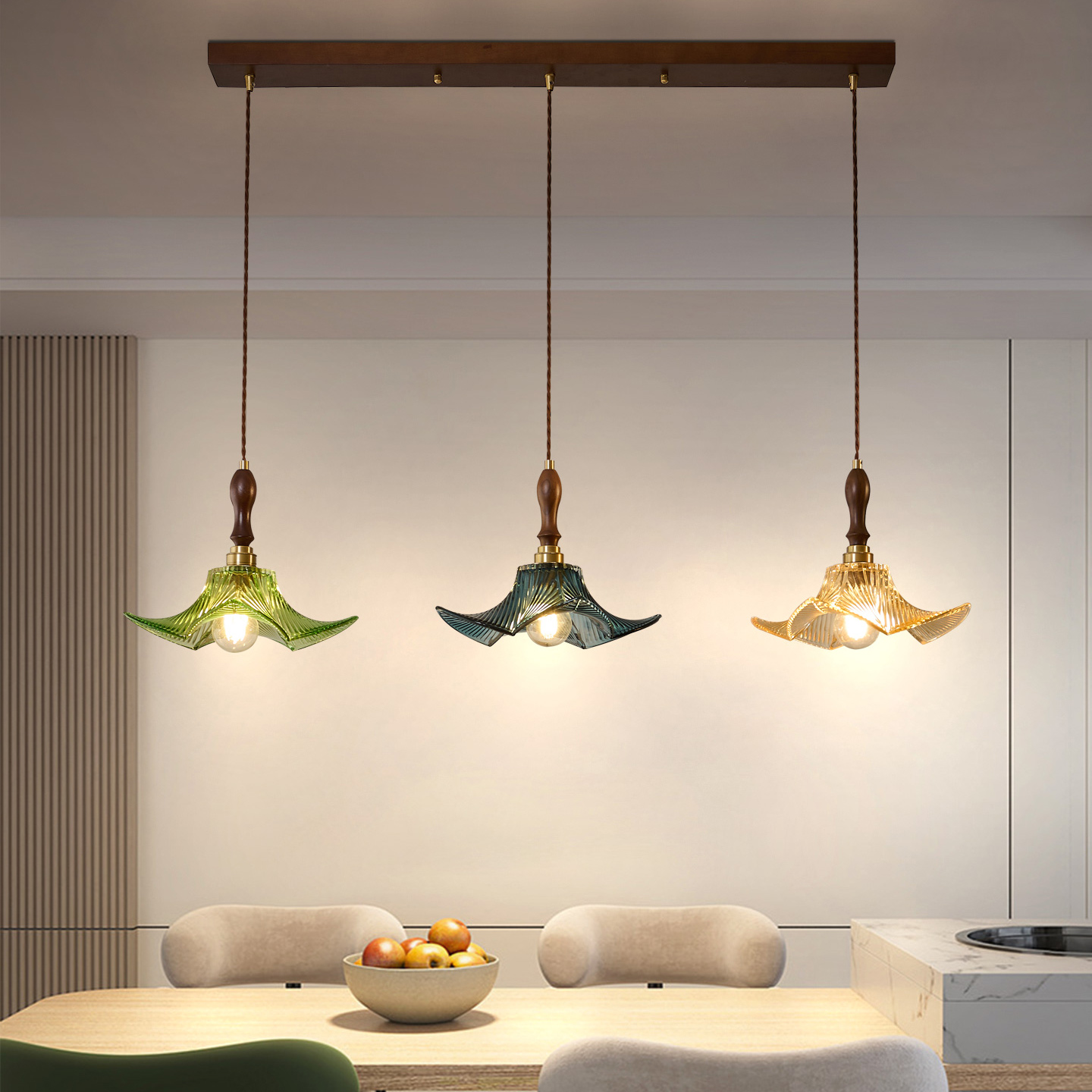 法式中古风餐厅吊灯饭厅吧台复古