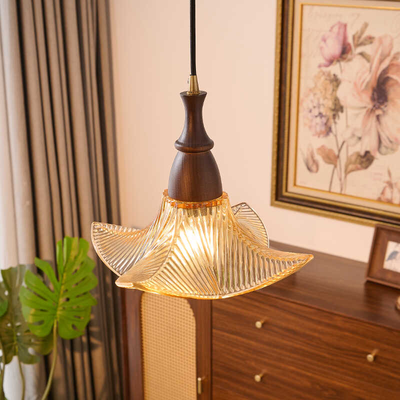 网红法式中古小清新餐厅吊灯日式