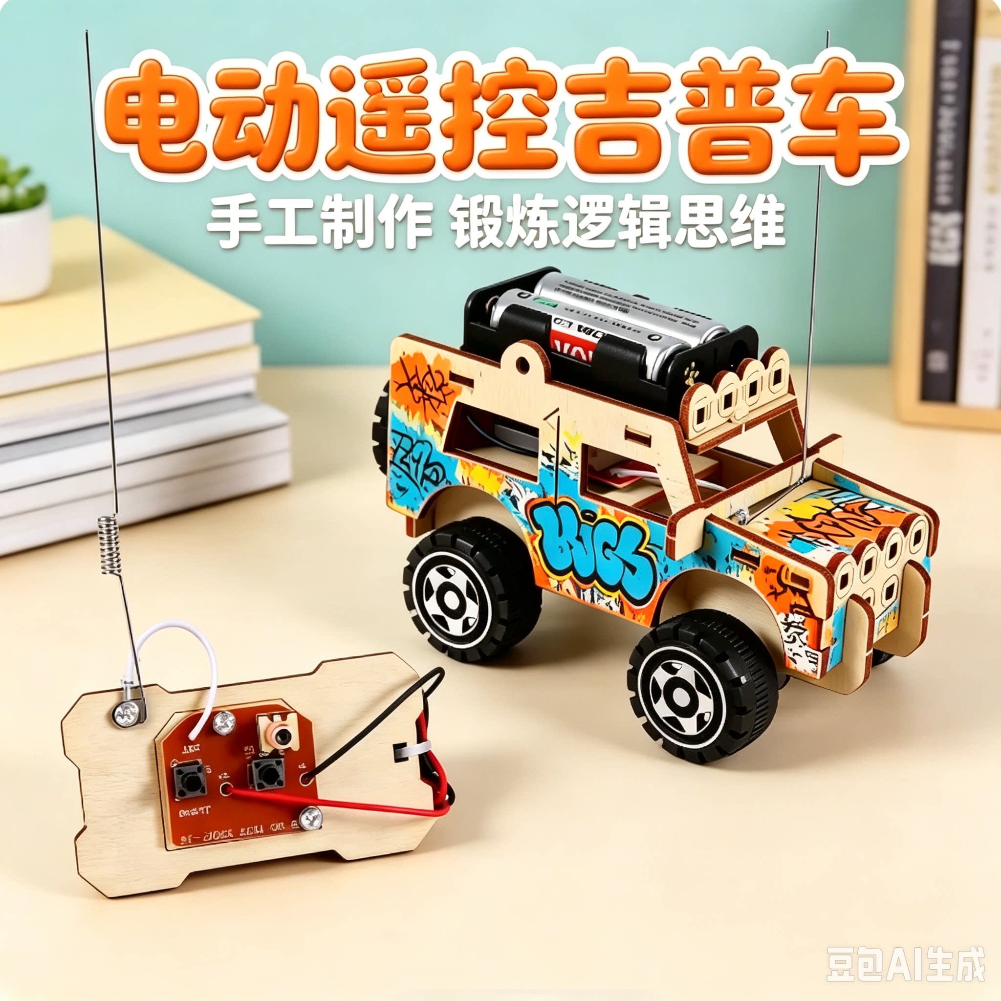 追鹿物理类实验器材遥控吉普车