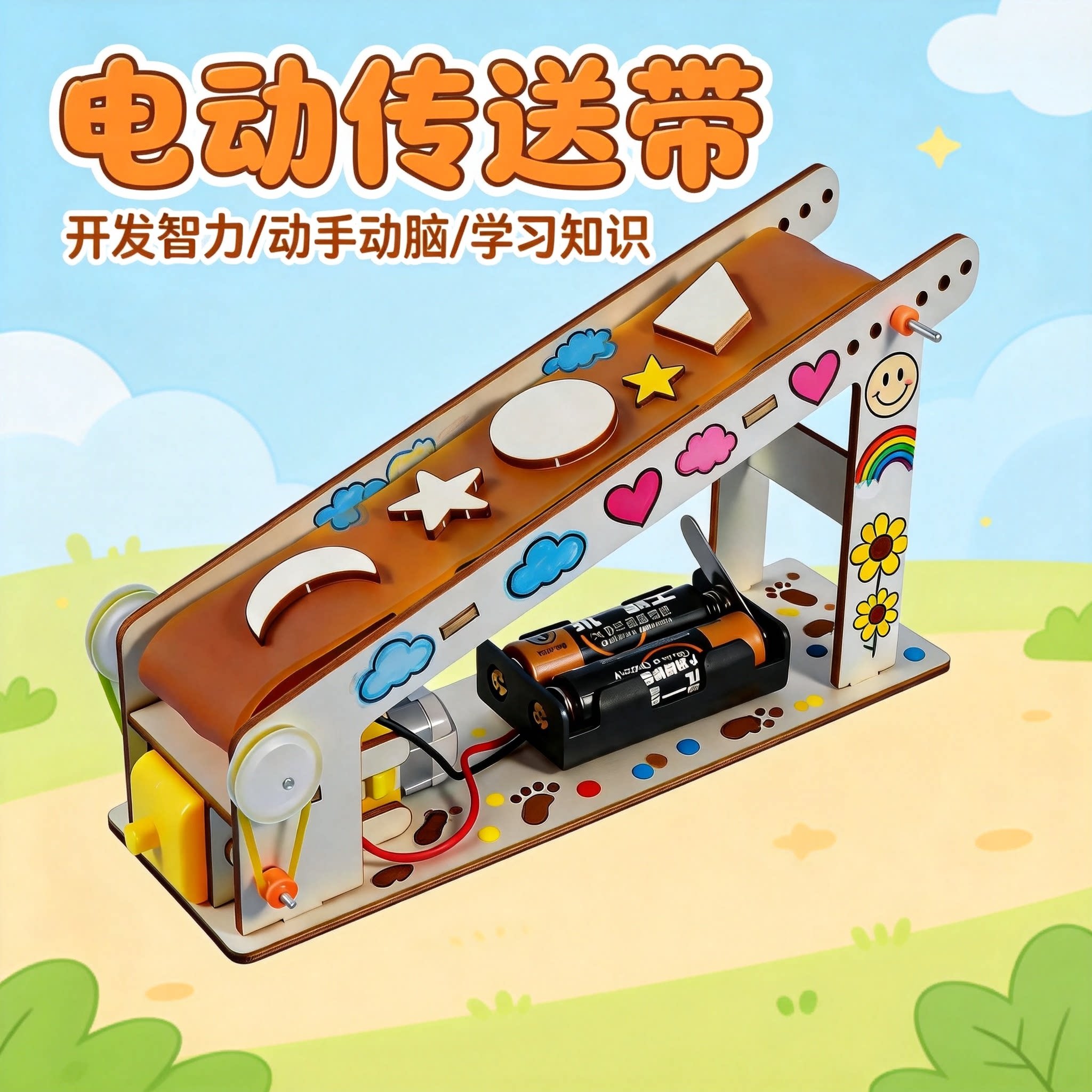 追鹿物理类电动传动带DIY实验