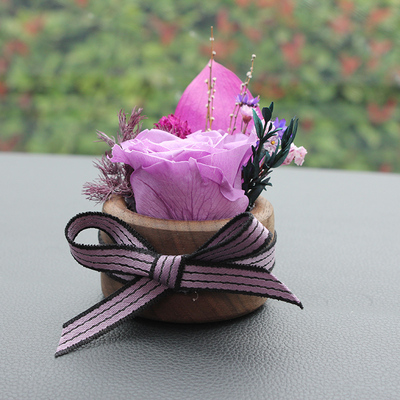 松果车载摆件手工永生青苔香薰