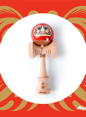 FRIDAY 达摩 红色 必胜 粘性漆 榉木 剑玉 剑球 Kendama