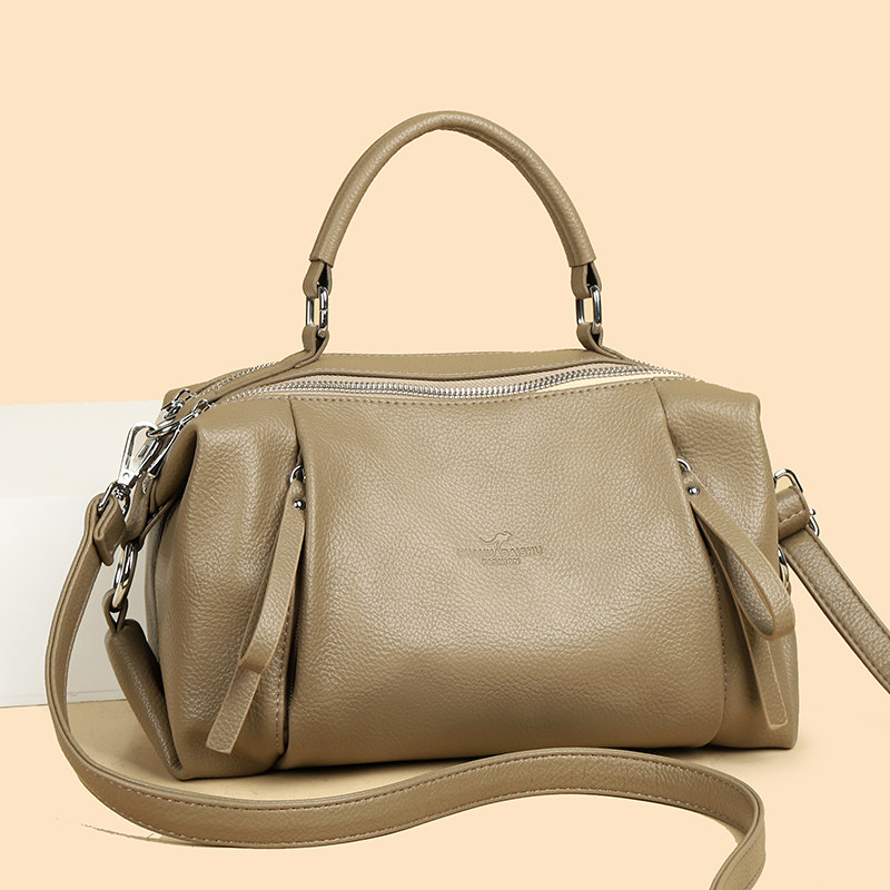 今年流行波士顿包包女2025新款时尚真皮手提枕头包女单肩斜挎小包,箱包皮具/热销女包/男包,通用款女包,淘宝优惠券,粉丝福利购,淘宝优惠卷