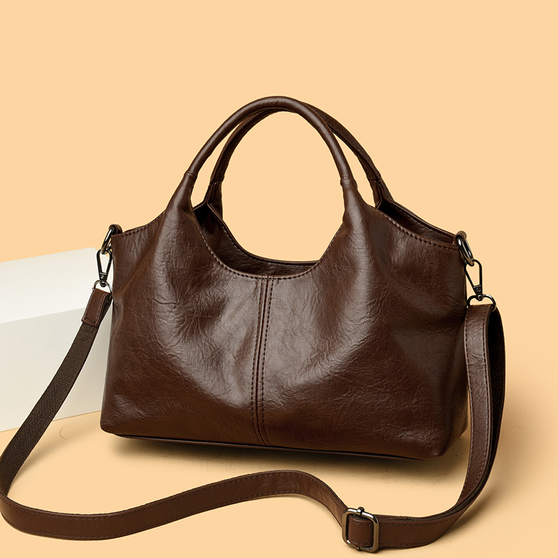 真皮手提包女士2025新款时尚百搭