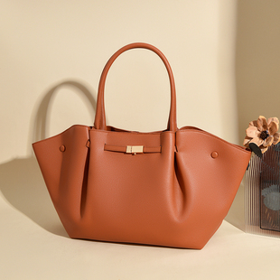 高级感小众翅膀包2025新款欧美风大容量托特包上班通勤单肩手提包