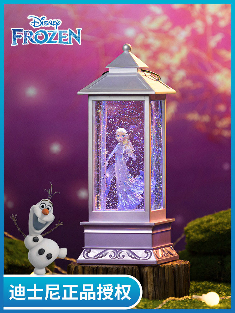 냉동 엘사 공주 회전 엘사 눈송이 뮤직 박스 뮤직 박스 크리스탈 볼 어린이와 소녀 선물