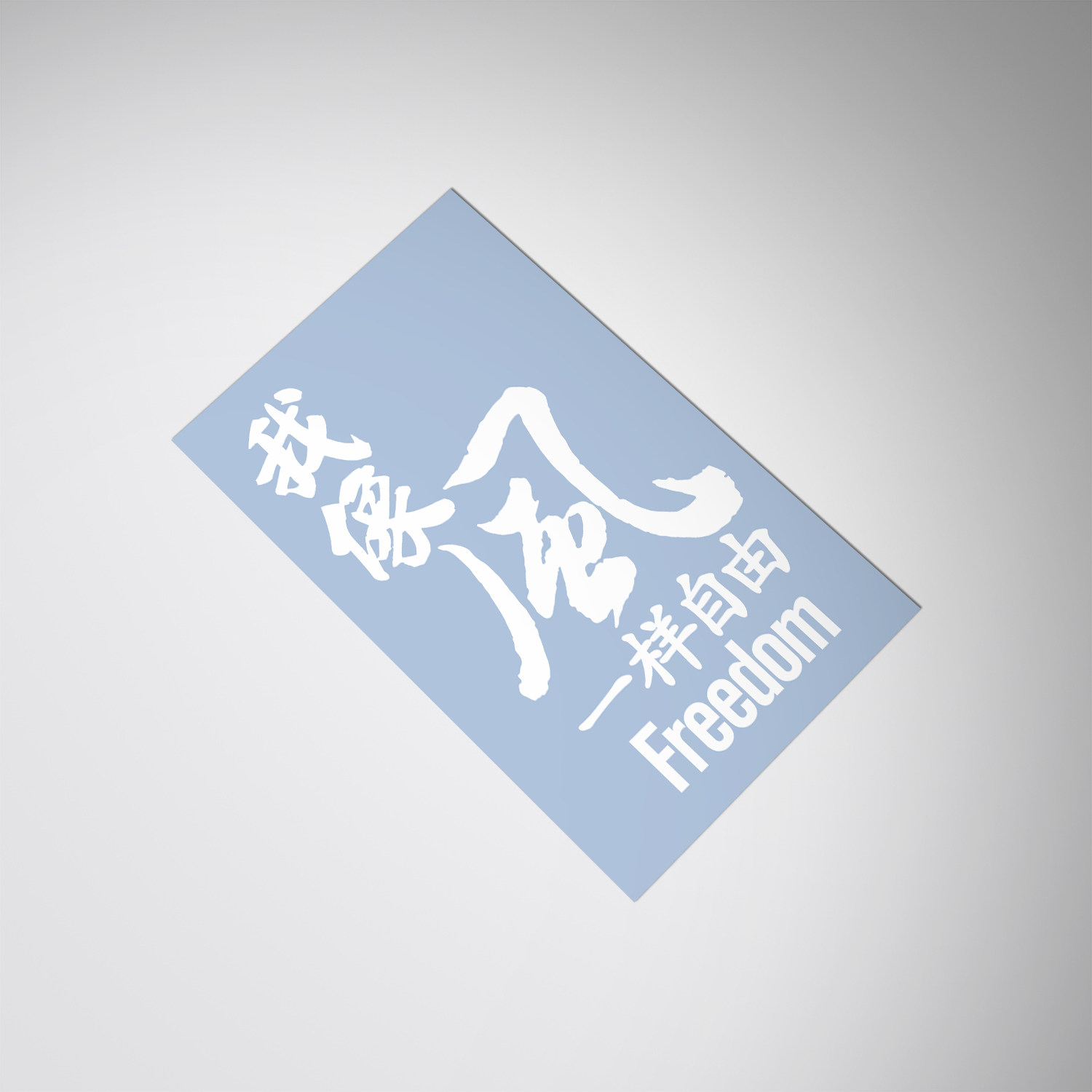 I'm as free as the wind decal我像风以一样自由自驾游车贴纸