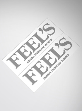 适用于Honda feel's sticker本田feels改装尾翼倒后镜车贴纸贴花