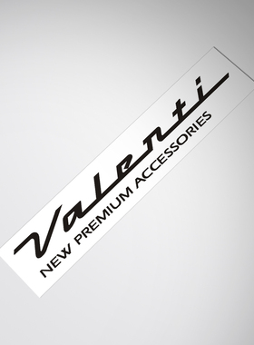 适用于valenti new premium accessories decal车灯改装车贴纸