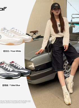 「cedar系列」DEAF复古运动阿甘鞋薄底秋冬潮流休闲鞋女鞋翻毛皮