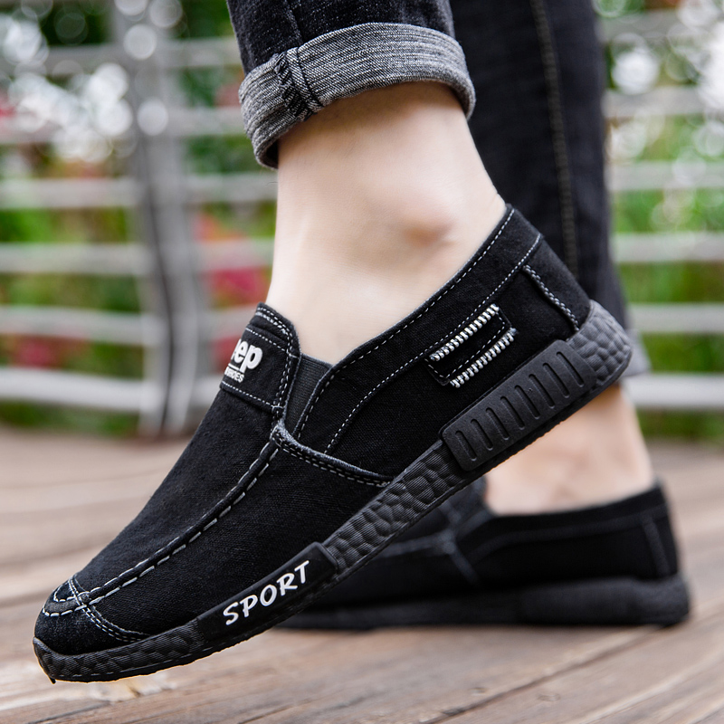 支持巨力国潮鞋耐磨百搭帆布透气