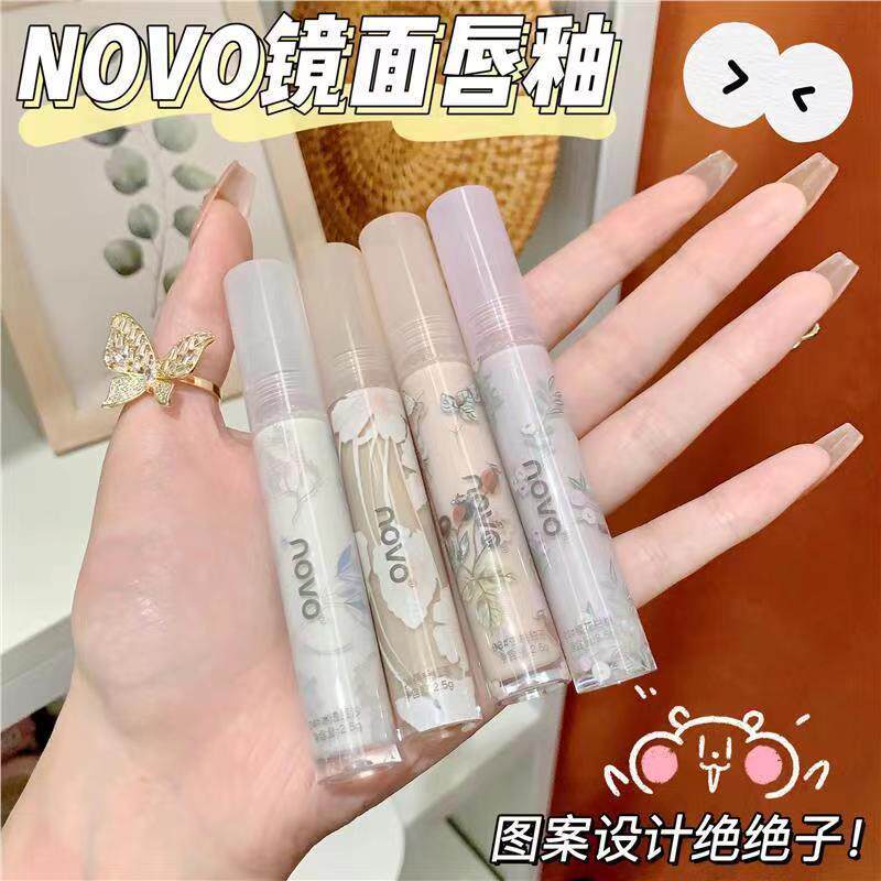 新款推荐花涧蜜语镜面唇釉 水光滋润嘟嘟不卡纹欲显白女唇彩