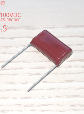 法拉 C212A475J9BC000 CL21 475J 4.7UF 100V 金属化聚酯薄膜电容