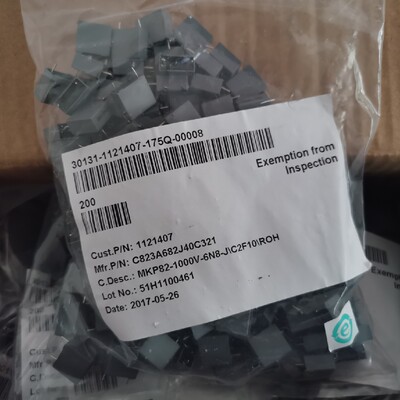 厦门法拉C823A682J40C321 682J1000V MKP82双面金属聚丙烯电容