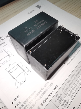 厦门法拉 C3AE2306KMWA382 C6A 30UF 250VAC 逆变器交流滤波电容