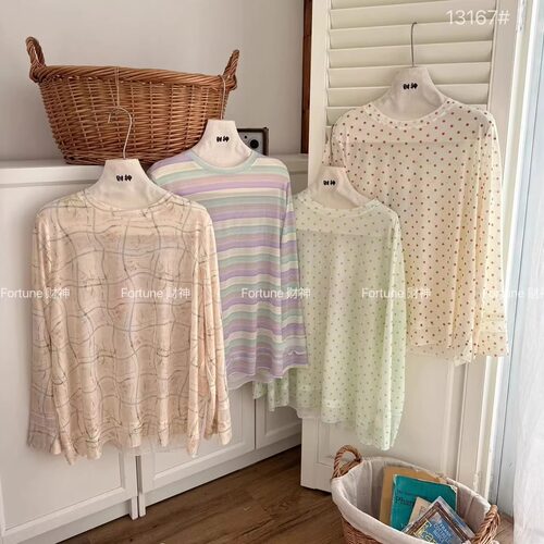 玛门圆领波点大码宽松显瘦T恤