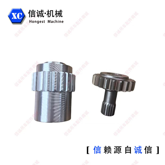 吊车配件大全徐工中联三一304回转减速机马达齿轮连接套中心轮307图片