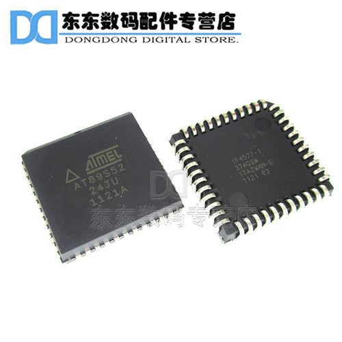 AT89S52-24JU 8位微控制器 PLCC44 单片机MCU 芯片